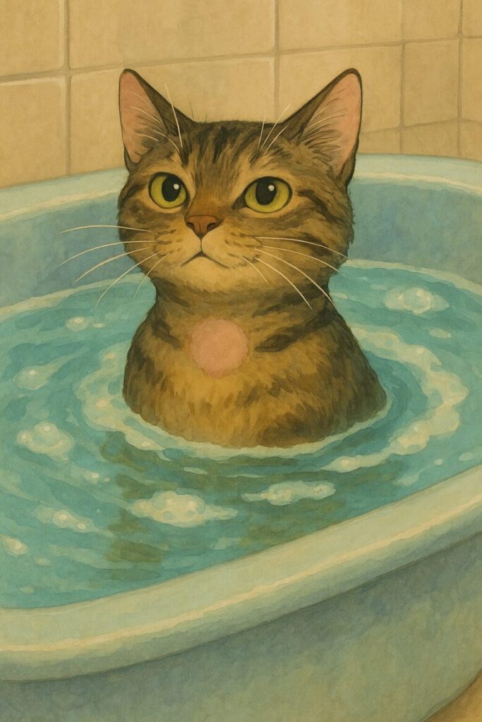 りんちゃんお風呂